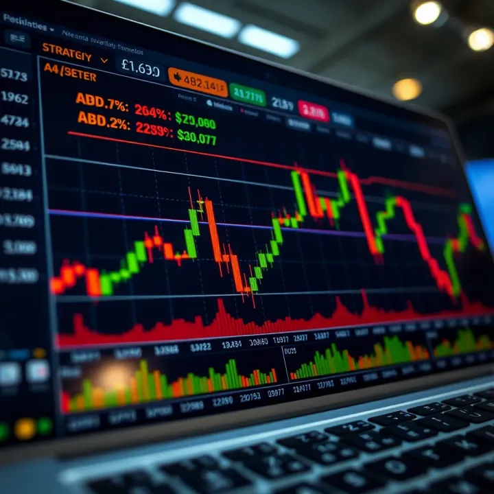 Chart depicting risk management strategies for binary trading tailored for Pakistani investors