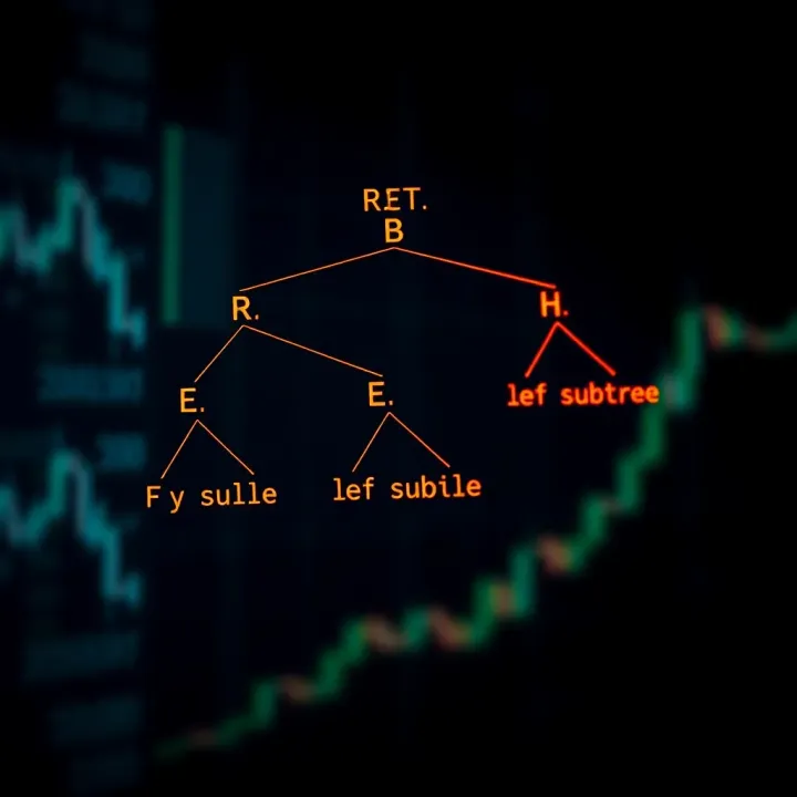 Diagram illustrating preorder traversal on a binary tree highlighting root node first, then left subtree and right subtree