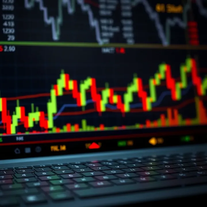 Illustration of various candlestick patterns showing bullish and bearish signals in financial charts