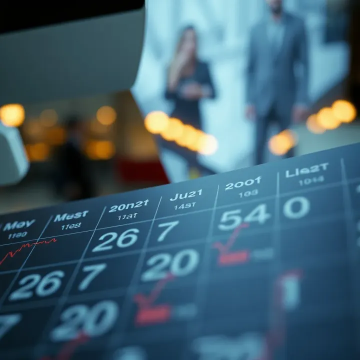 Calendar overview highlighting key economic dates and data releases relevant for investors