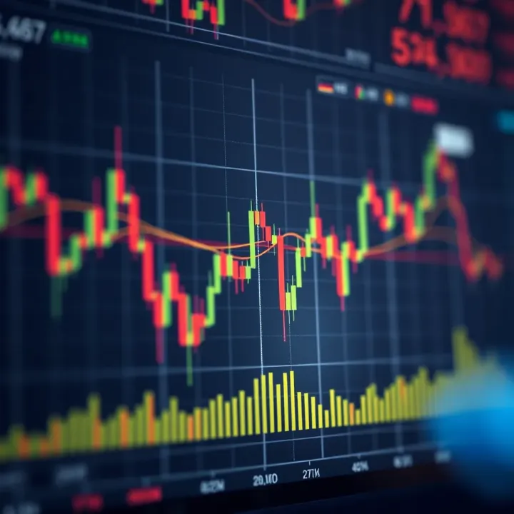 Technical analysis chart highlighting bullish and bearish formations to predict market trends in crypto trading