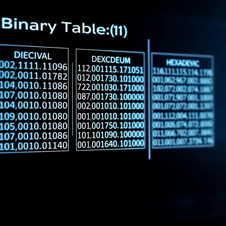 Understanding Binary Tables: Structure and Uses